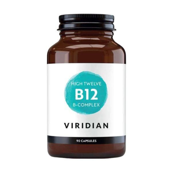 B-kompleks + B12 Viridian (90 kapsul)