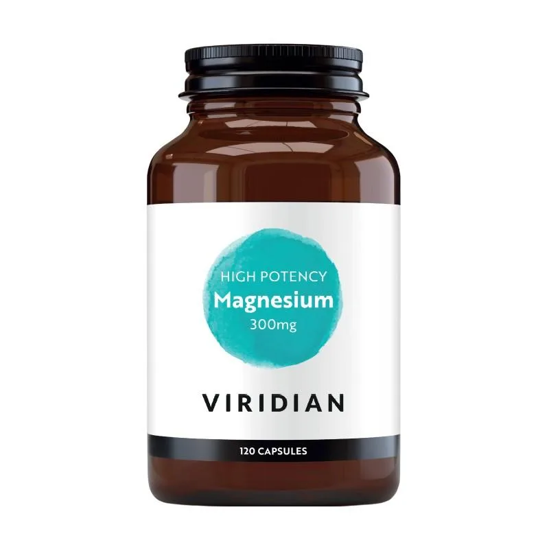 Aktiven Magnezij Viridian, 300 mg (120 kapsul)