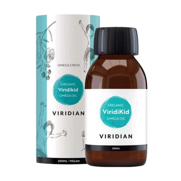 ViridiKid ekološko omega-3 olje za otroke Viridian (200 ml)