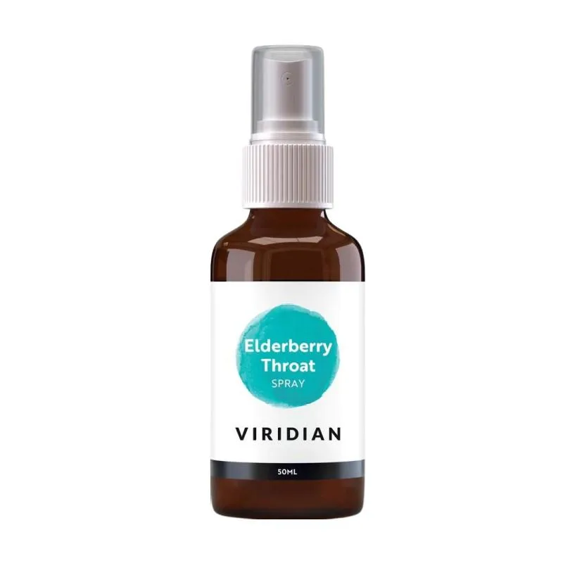 Sprej za grlo z bezgom Viridian (50 ml)