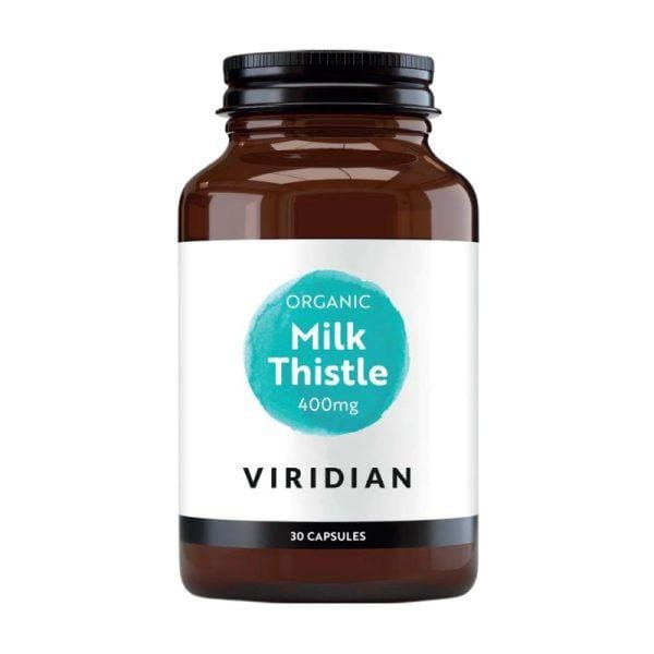 Ekološki pegasti badelj Viridian (30 kapsul)