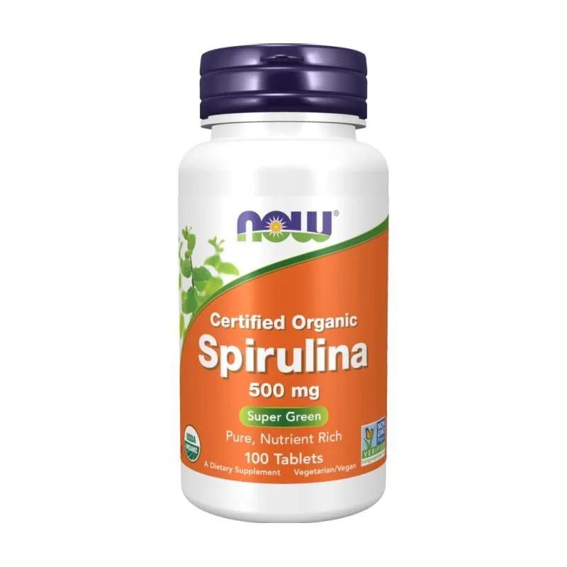 Spirulina NOW, 500 mg (100 tablet)