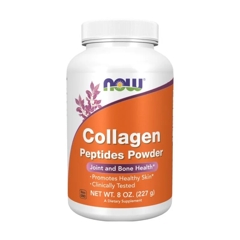 Kolagen peptidi v prahu NOW (227 g)
