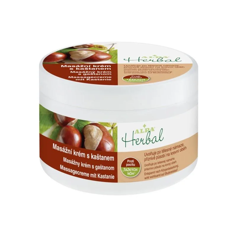 Masažna krema s kostanjem Alpa (250 ml)