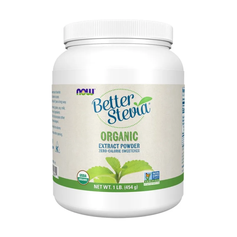 Stevia, naravno sladilo NOW (454 g)