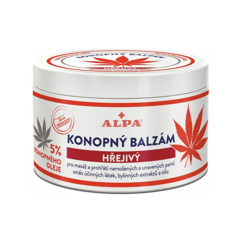 Konopljin balzam - grelni Alpa (250 ml)