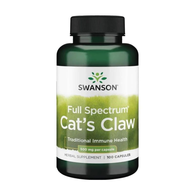 Mačji krempelj Swanson, 500 mg (100 kapsul)
