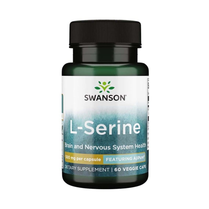 L-Serin Swanson, 500 mg (60 kapsul)