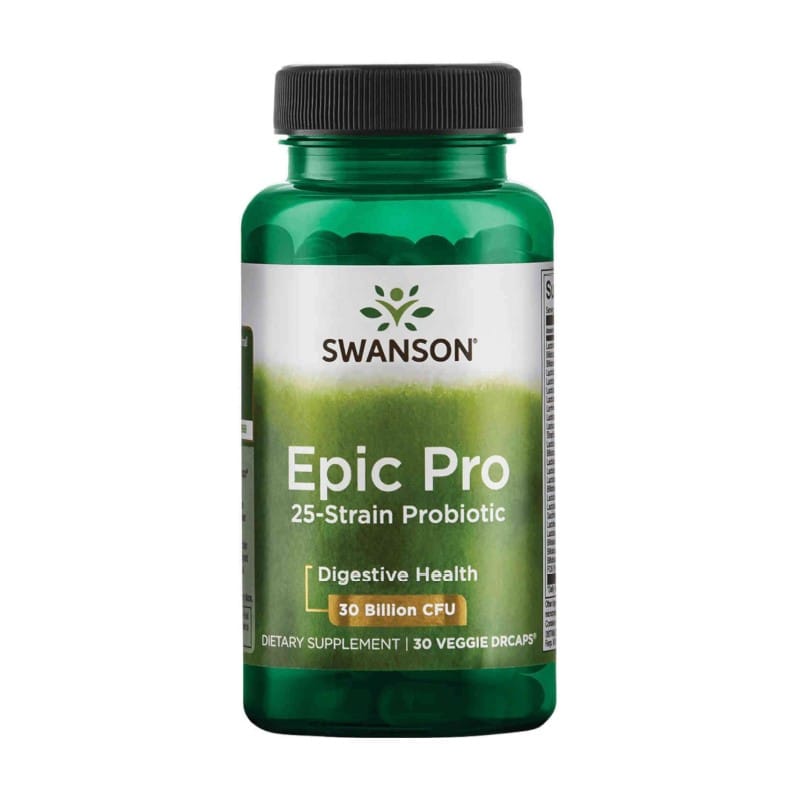 Epic Pro – Probiotik s 25 sevi Swanson, 30 milijard CFU (30 kapsul)