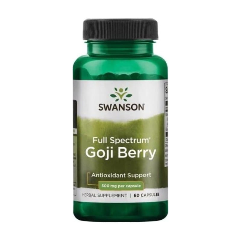 Goji jagode Swanson, 500 mg (60 kapsul)