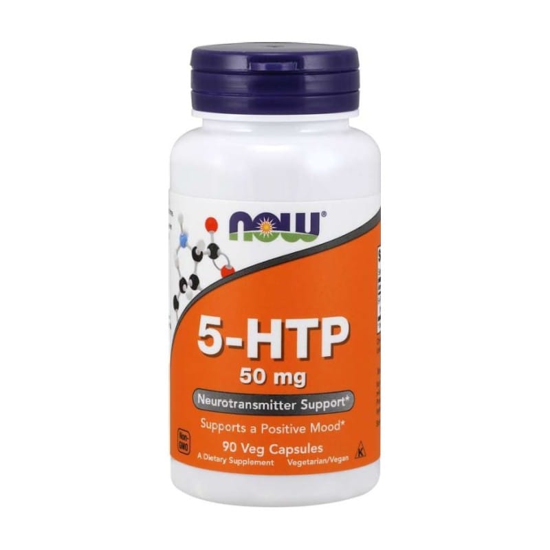 5-HTP, 50 mg NOW (90 kapsul)