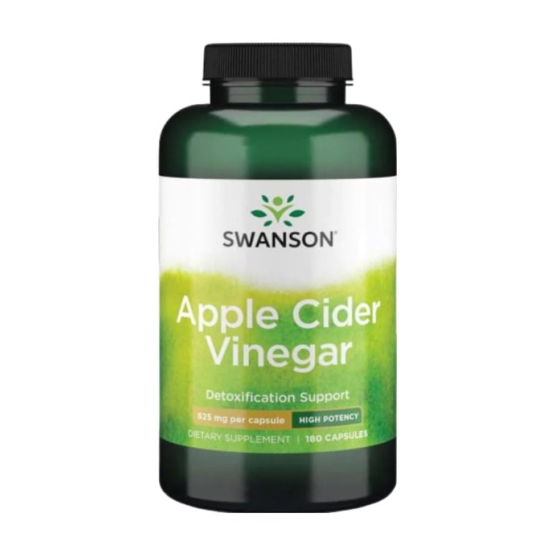 Jabolčni kis Swanson, 625 mg (180 kapsul)