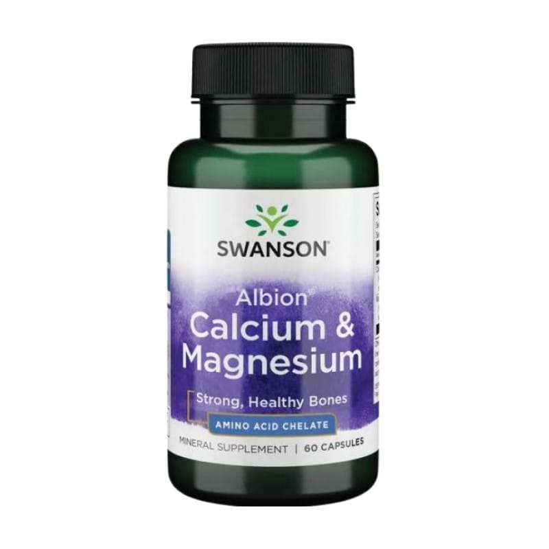 Kalcij in magnezij Swanson (60 kapsul)
