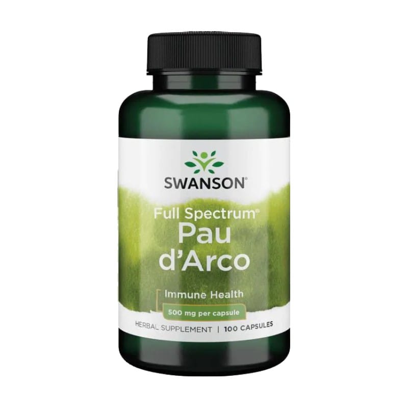 Pau d'Arco Swanson, 500 mg (100 kapsul)