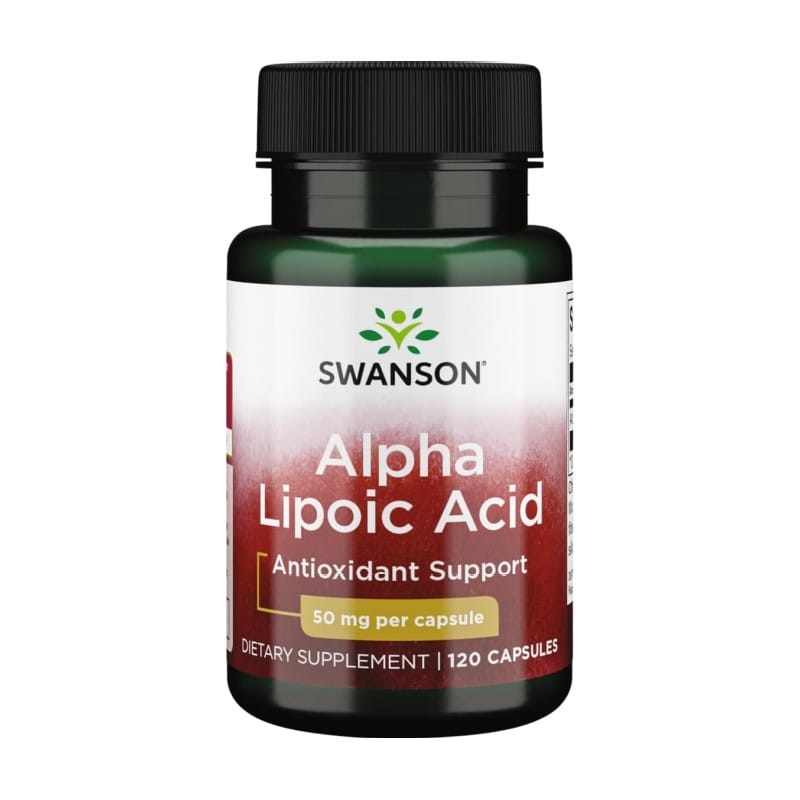 Alfa-lipoična kislina Swanson, 50 mg (120 kapsul)