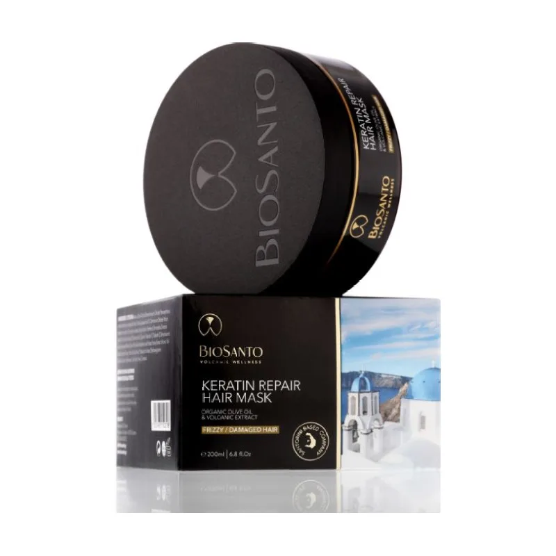 Maska za lase Keratin Repair Biosanto (200 ml)