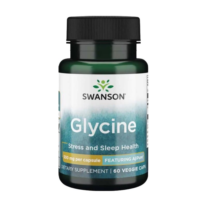Glicin Swanson, 500 mg (60 kapsul)