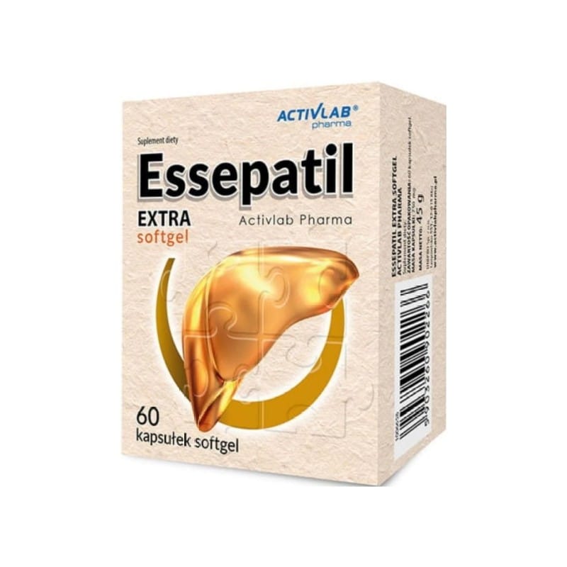 Podpora jetrom Essepatil Extra Activlab Pharma (60 mehkih kapsul)