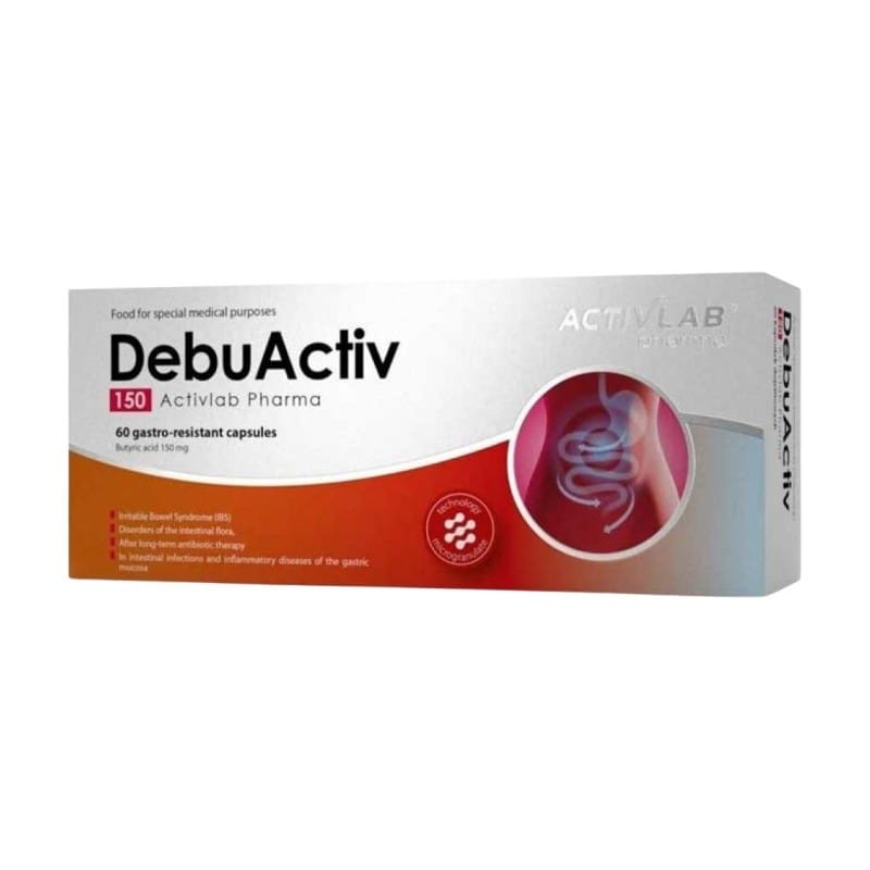 Natrijev butirat - DebuActiv Activlab Pharma (60 kapsul)