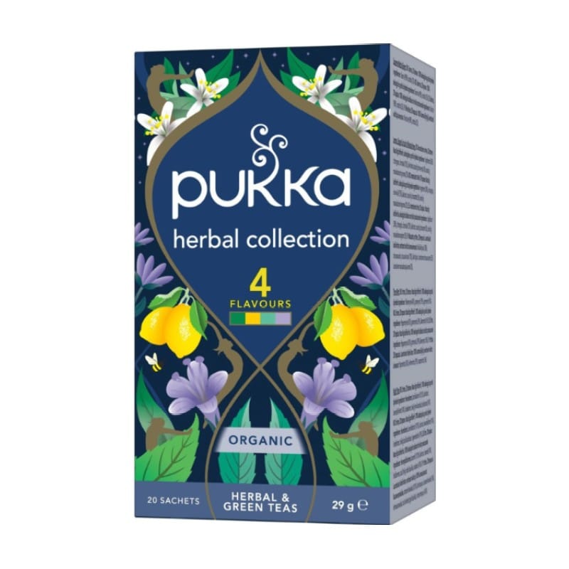 Kolekcija 4 zeliščnih čajev Pukka (20 vrečk)
