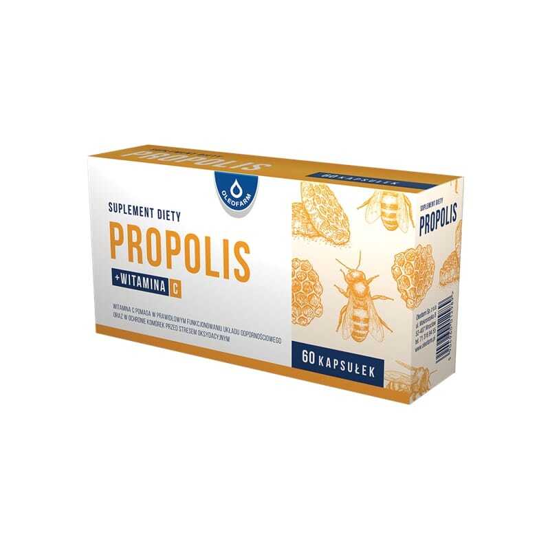 Propolis z vitaminom C Oleofarm (60 kapsul)