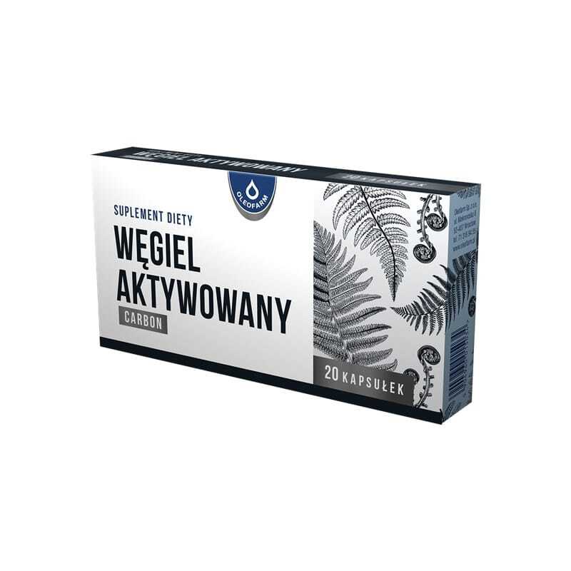 Aktivno oglje Oleofarm (20 kapsul)