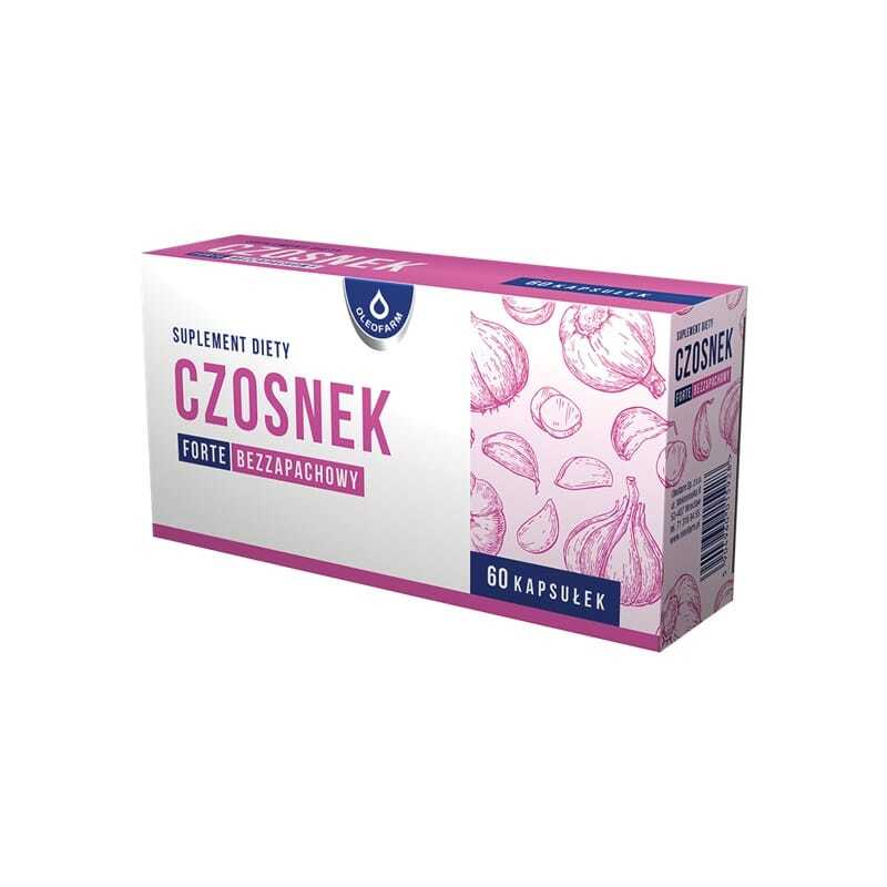 Česen brez vonja forte Oleofarm (60 kapsul)