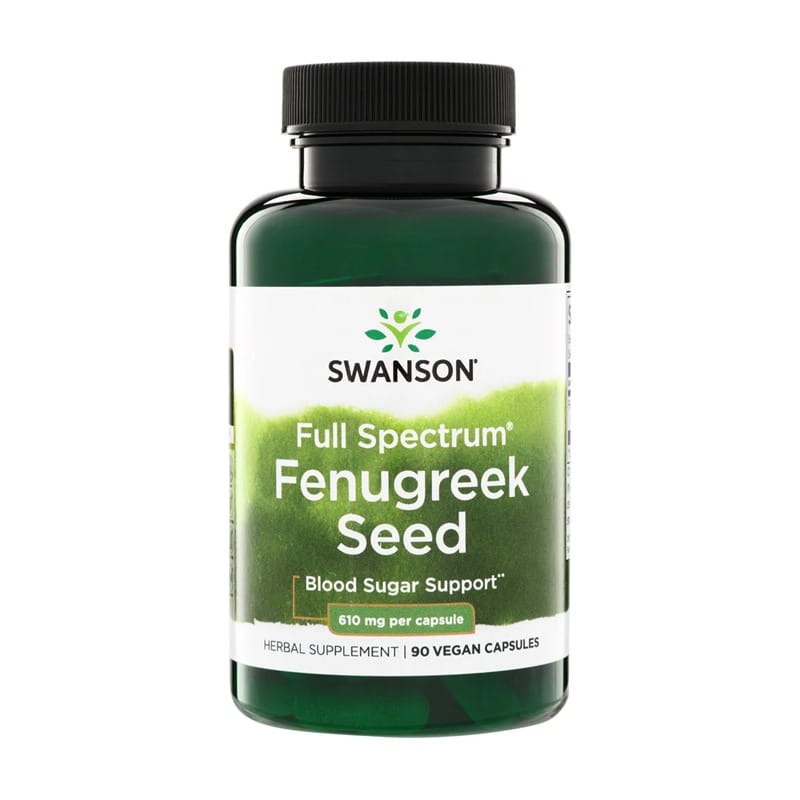 Grško seno, Fenugreek Swanson, 610 mg (90 kapsul)