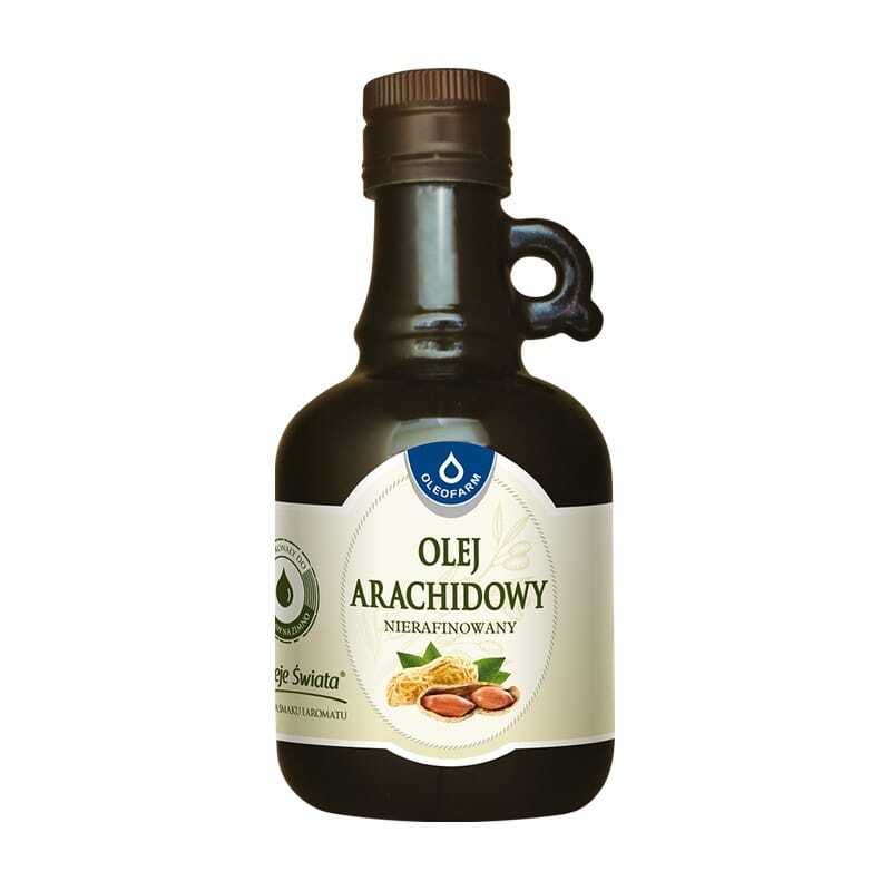 Nerafinirano arašidovo olje Oleofarm (250 ml)