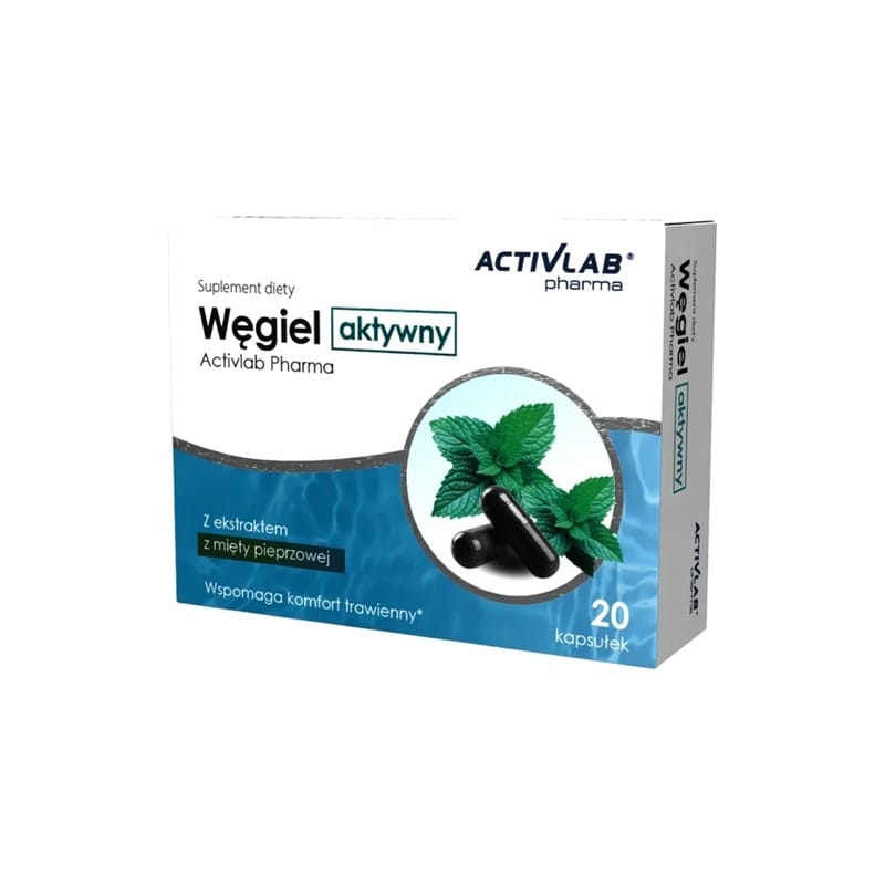 Aktivno oglje Activlab Pharma (20 kapsul)