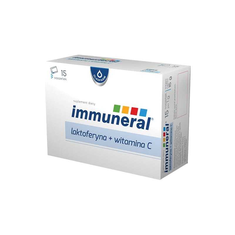 Immuneral – laktoferin z vitaminom C Oleofarm (15 vrečk)