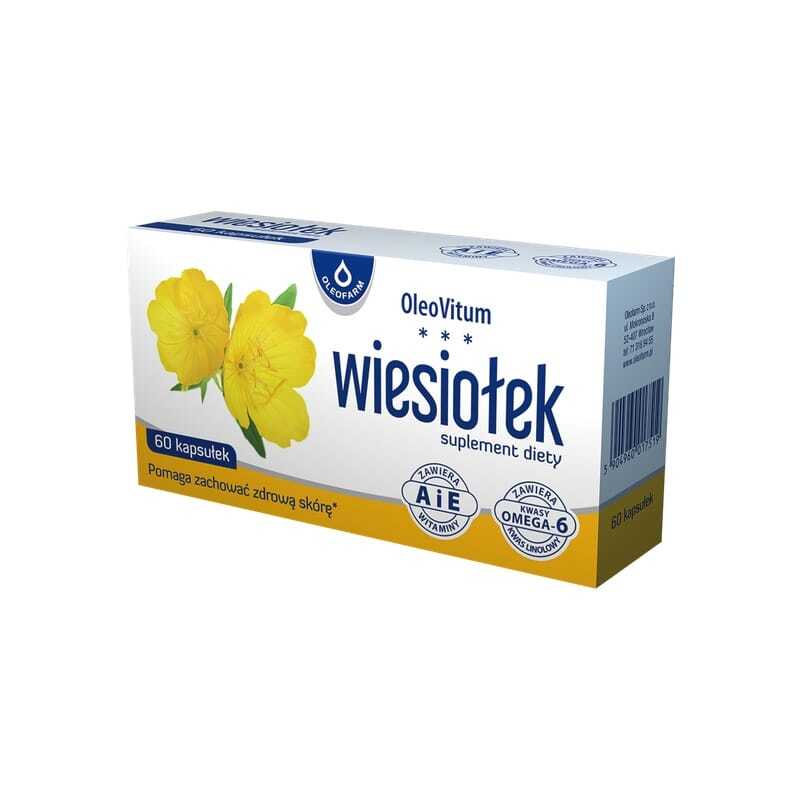 Svetlinovo olje z vitaminoma A in E Oleofarm (60 kapsul)