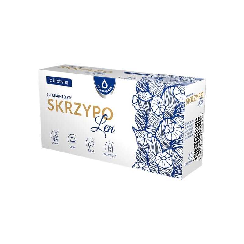 Njivska preslica z biotinom in cinkom Oleofarm (60 kapsul)