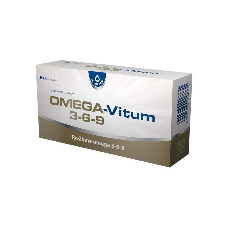 Omega-Vitum 3-6-9 z vitaminom E Oleofarm (60 kapsul)