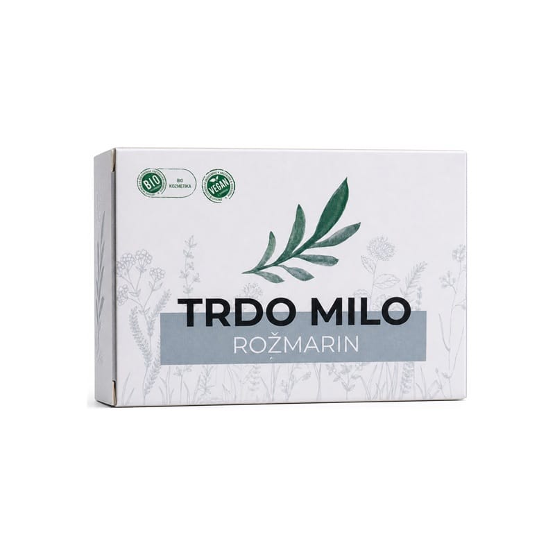 Bio trdo milo z rožmarinom Cvetka (100 g)