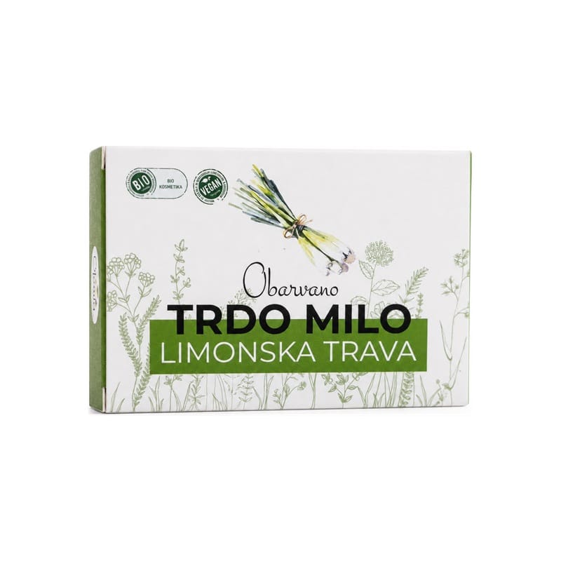 Bio trdo milo z limonsko travo Cvetka (100 g)