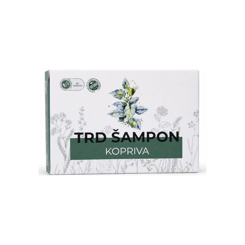 Bio trd šampon s koprivo Cvetka (100 g)