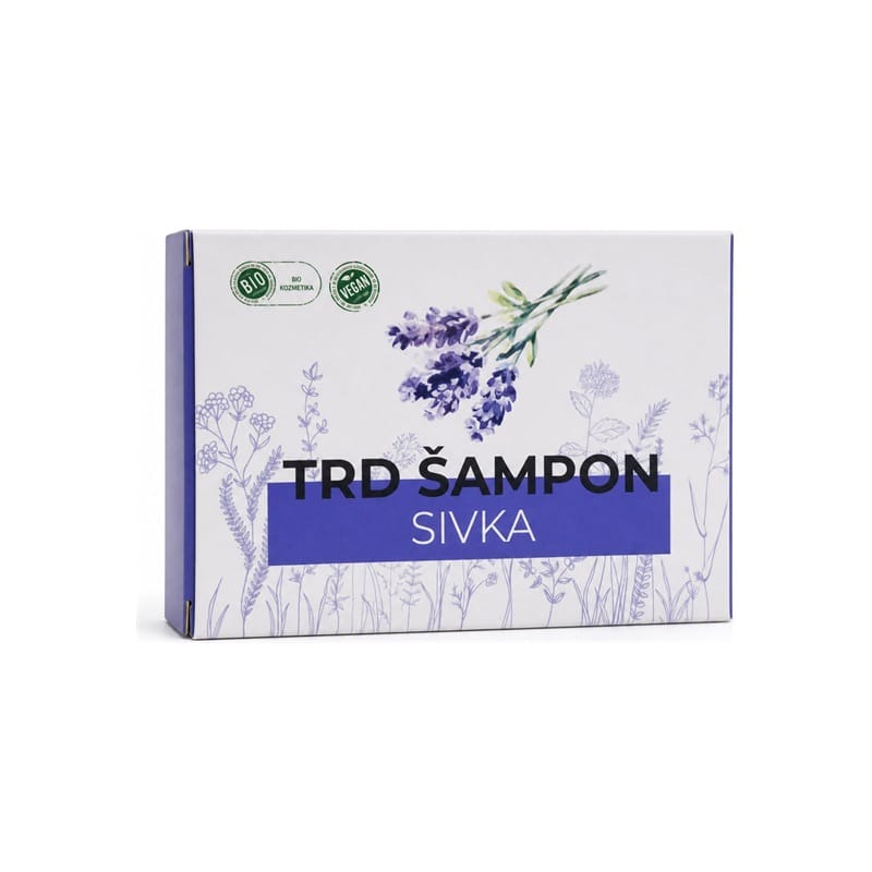 Bio trd šampon s sivko Cvetka (100 g)