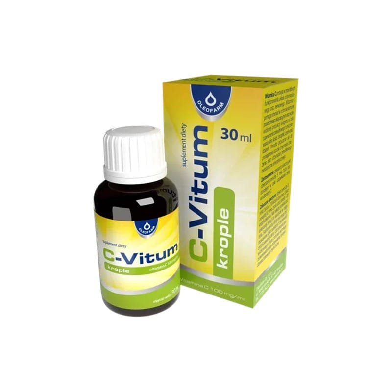 Vitamin C v kapljicah C-Vitum Oleofarm (30 ml)