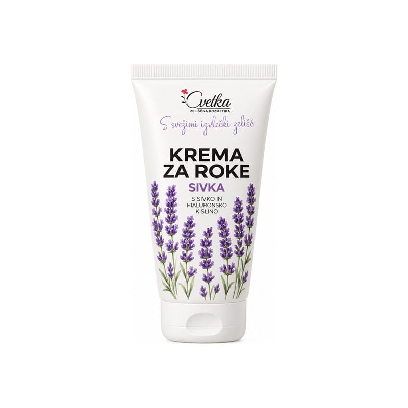Krema za roke sivka Cvetka (50 ml)