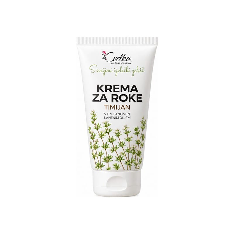 Krema za roke timijan Cvetka (50 ml)