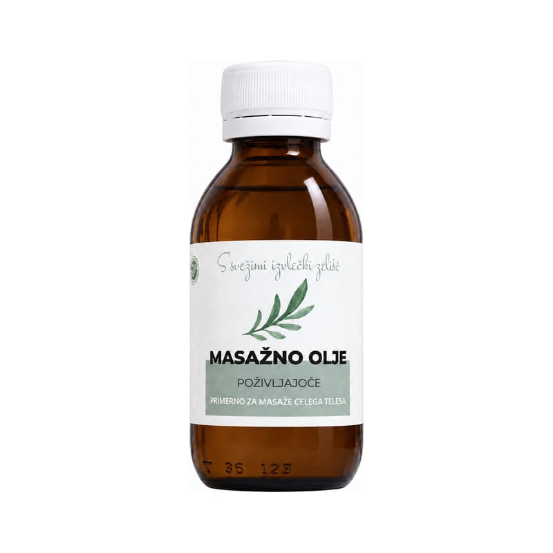 Masažno olje Poživljajoče Cvetka (125 ml)