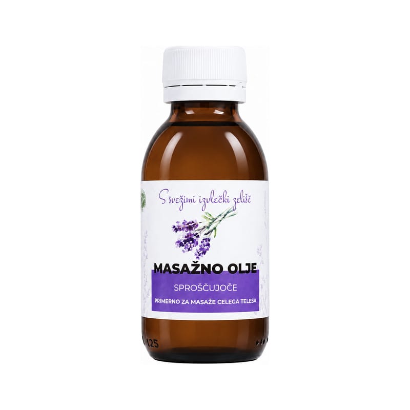 Sproščujoče masažno olje Cvetka (125 ml)