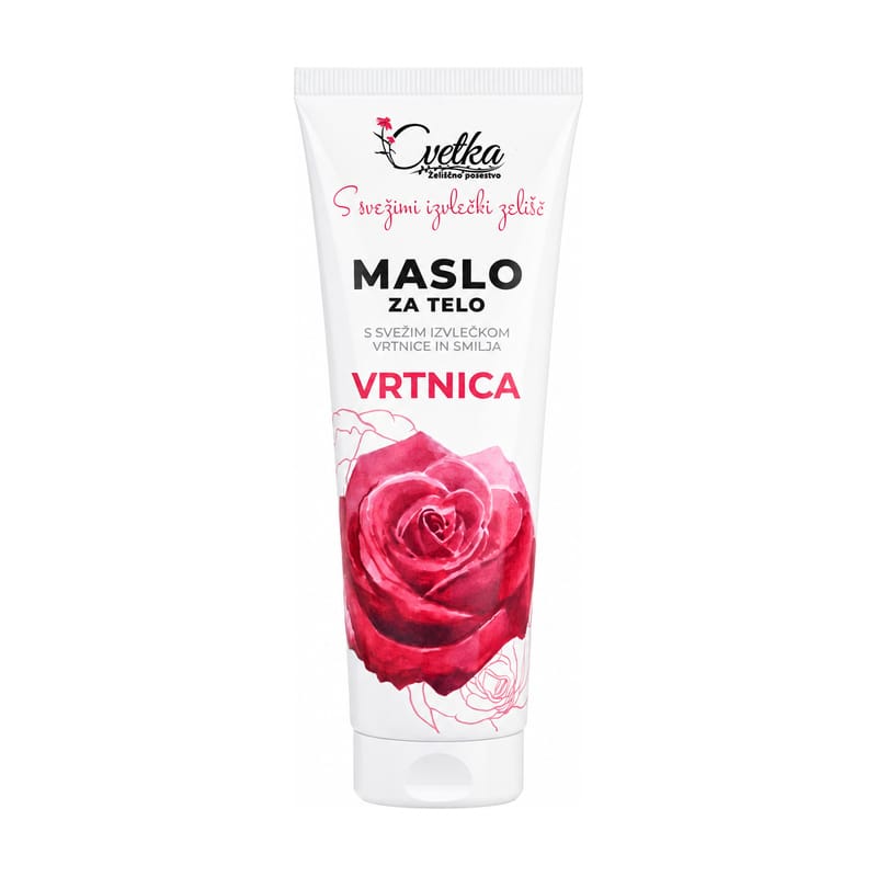Maslo za telo Vrtnica Cvetka (130 ml)